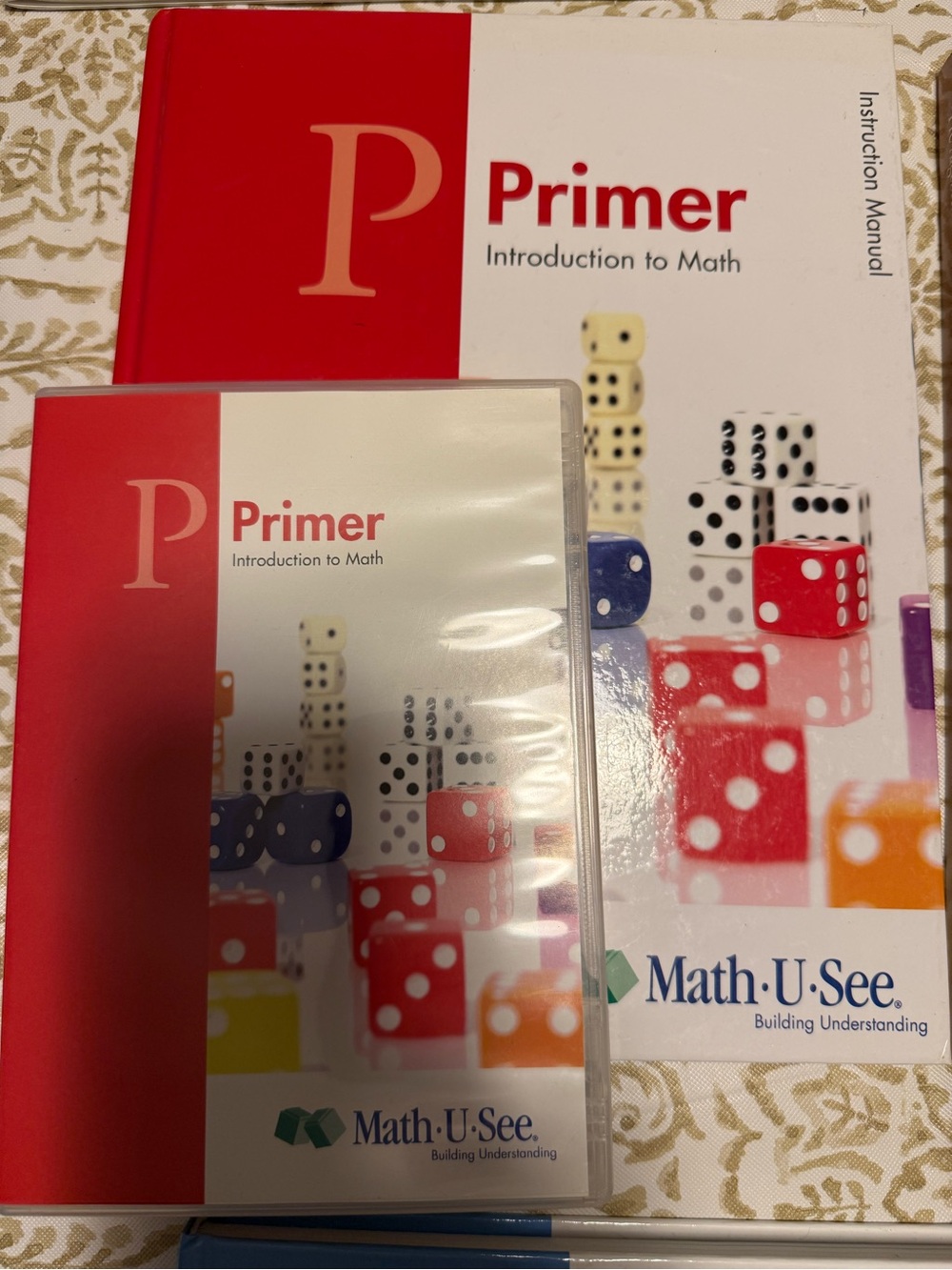 Math u see primer kit instructional manual and DVD